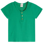 Cap Sleeve Henley - Denny's
