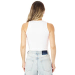 Waffle Snap Henley Crop Tank - Denny's