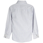 Blue & Bronze Check Dress Shirt - Denny's