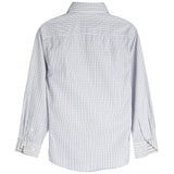 Blue & Bronze Check Dress Shirt - Denny's