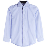 Blue Weave Dress Shirt - Denny's