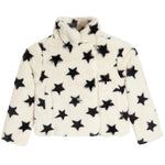 Star Print Moto Fur Jacket - Denny's