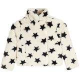 Star Print Moto Fur Jacket - Denny's