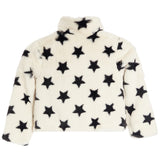 Star Print Moto Fur Jacket - Denny's