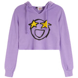 Star Eye Smiley Cropped Hoodie - Denny's