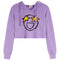 Star Eye Smiley Cropped Hoodie - Denny's