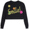 Smile! Cropped Sweatshirt - Denny's