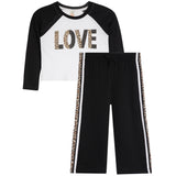 2pc Leopard Love Pant Set - Denny's