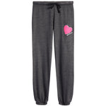 Plush Heart Jogger - Denny's