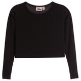 Long Sleeve Rib Top - Denny's
