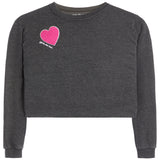 Plush Heart Sweatshirt - Denny's