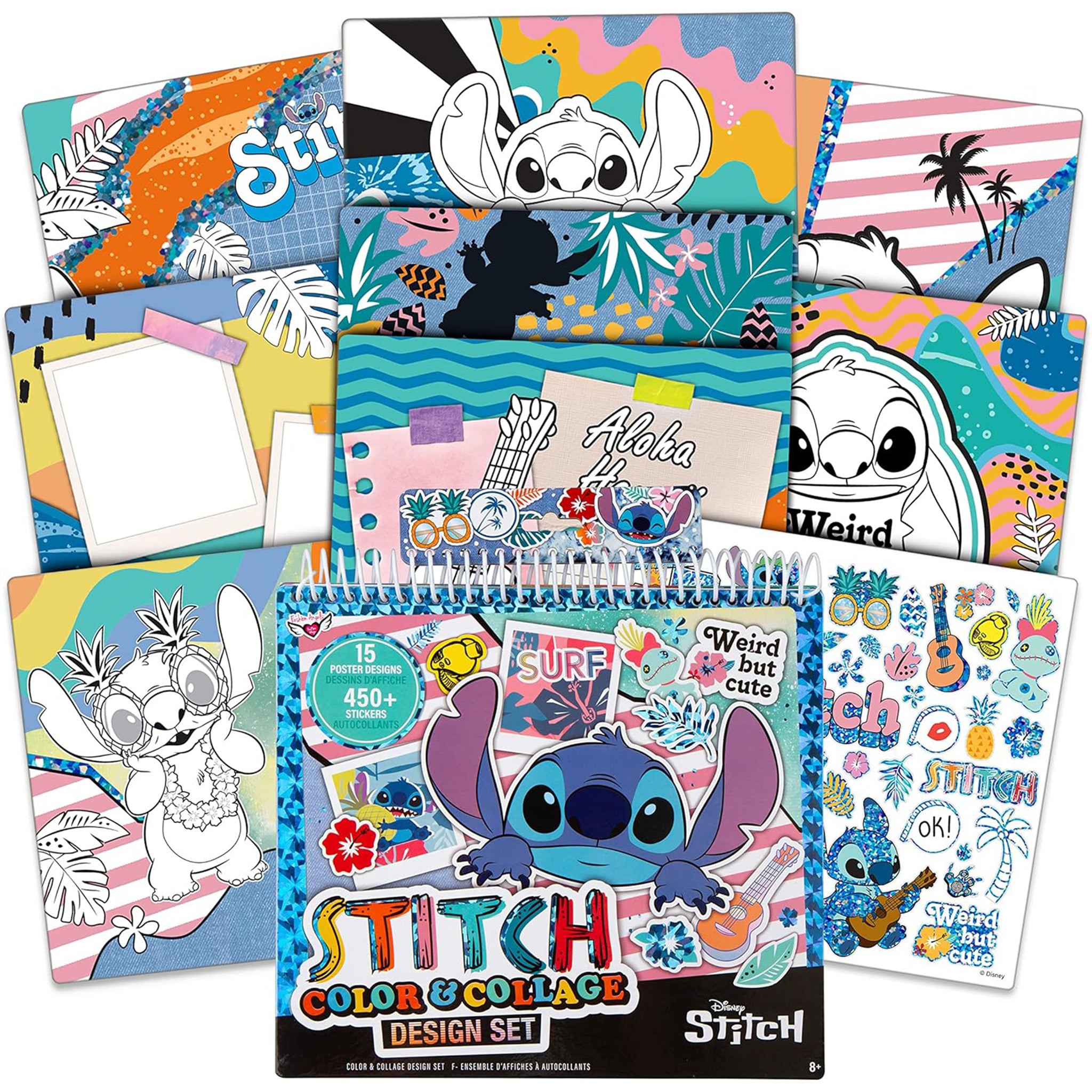 Stitch Color & Collage Design Set - Denny's