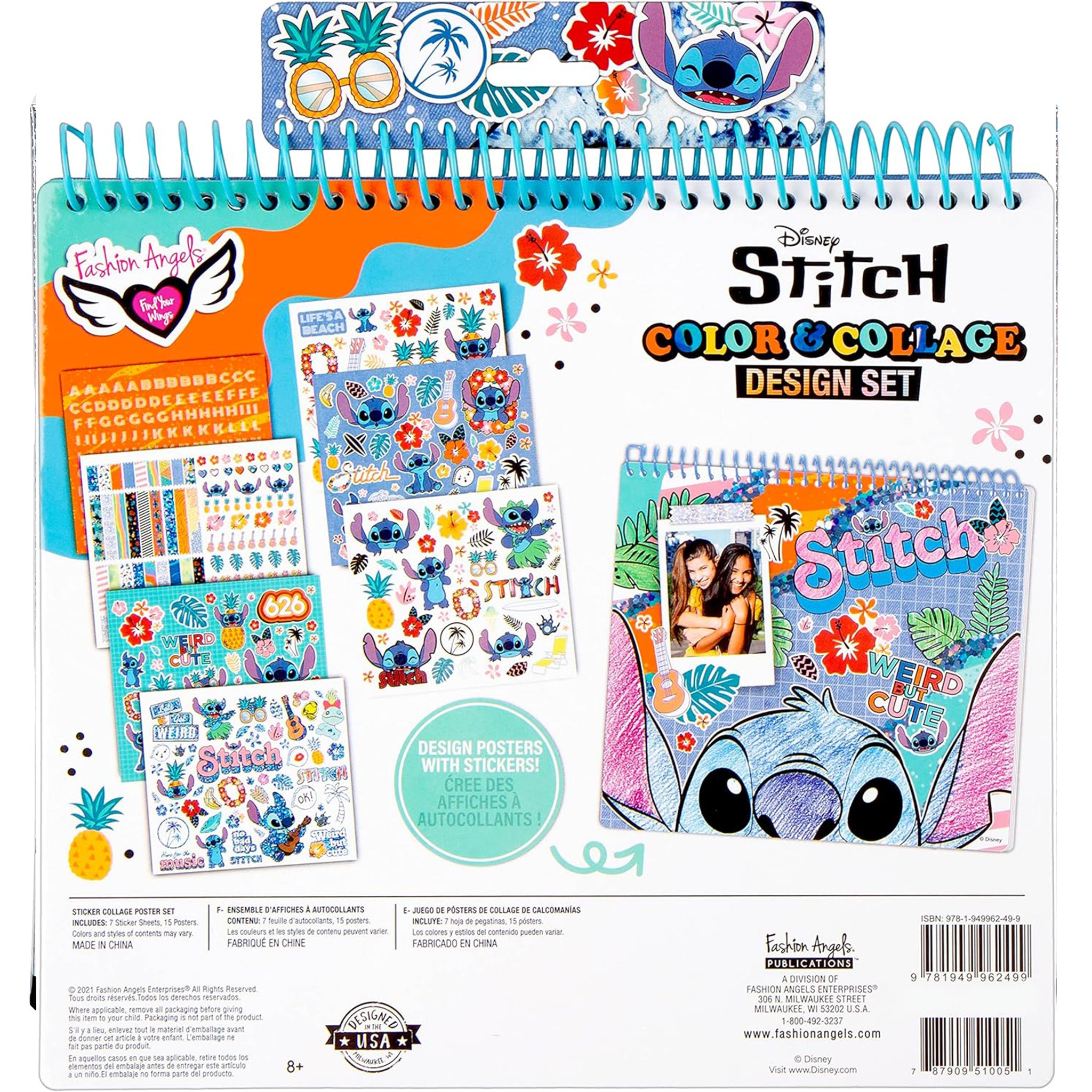 Stitch Color & Collage Design Set - Denny's