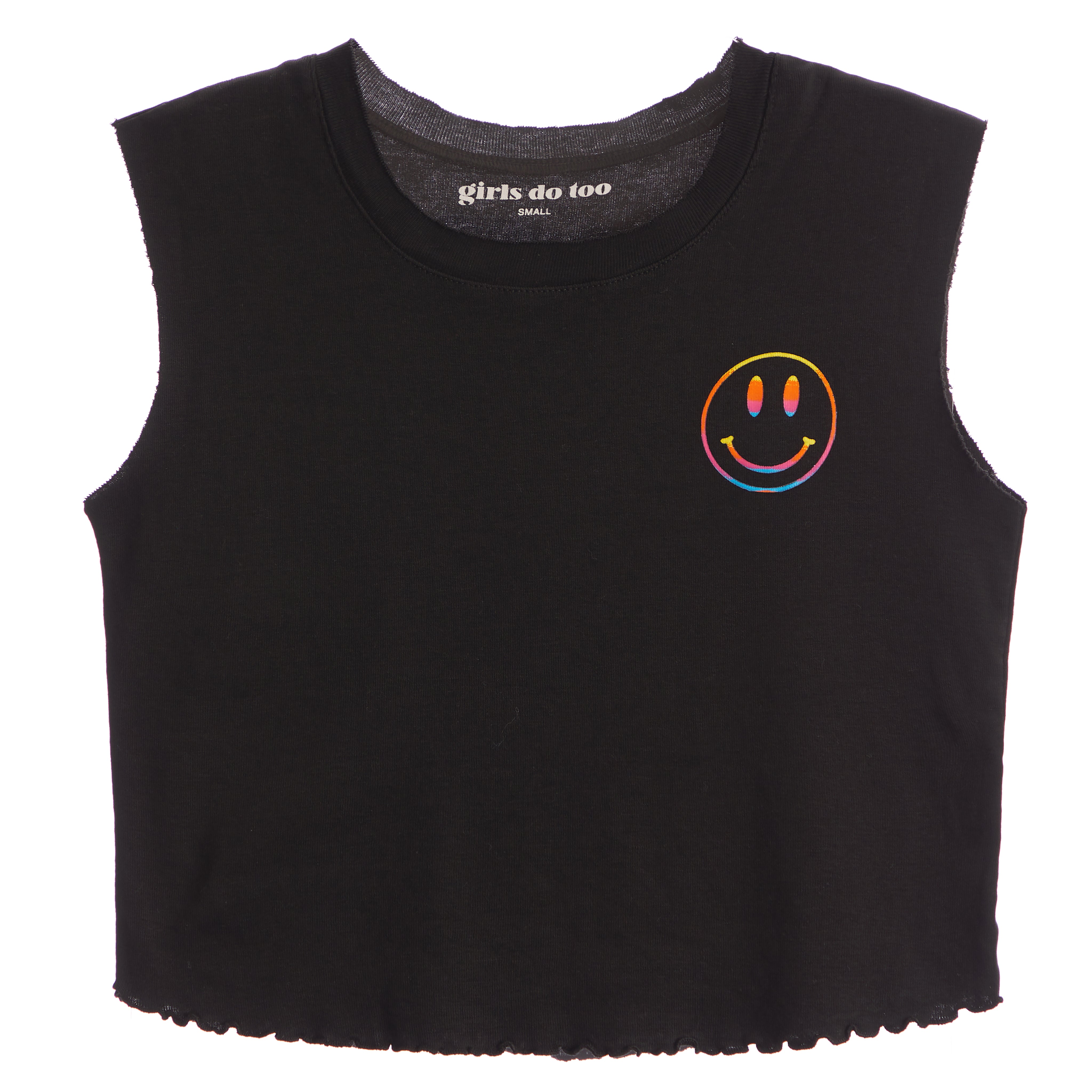 Rainbow Smile Lettuce Edge Tank - Denny's