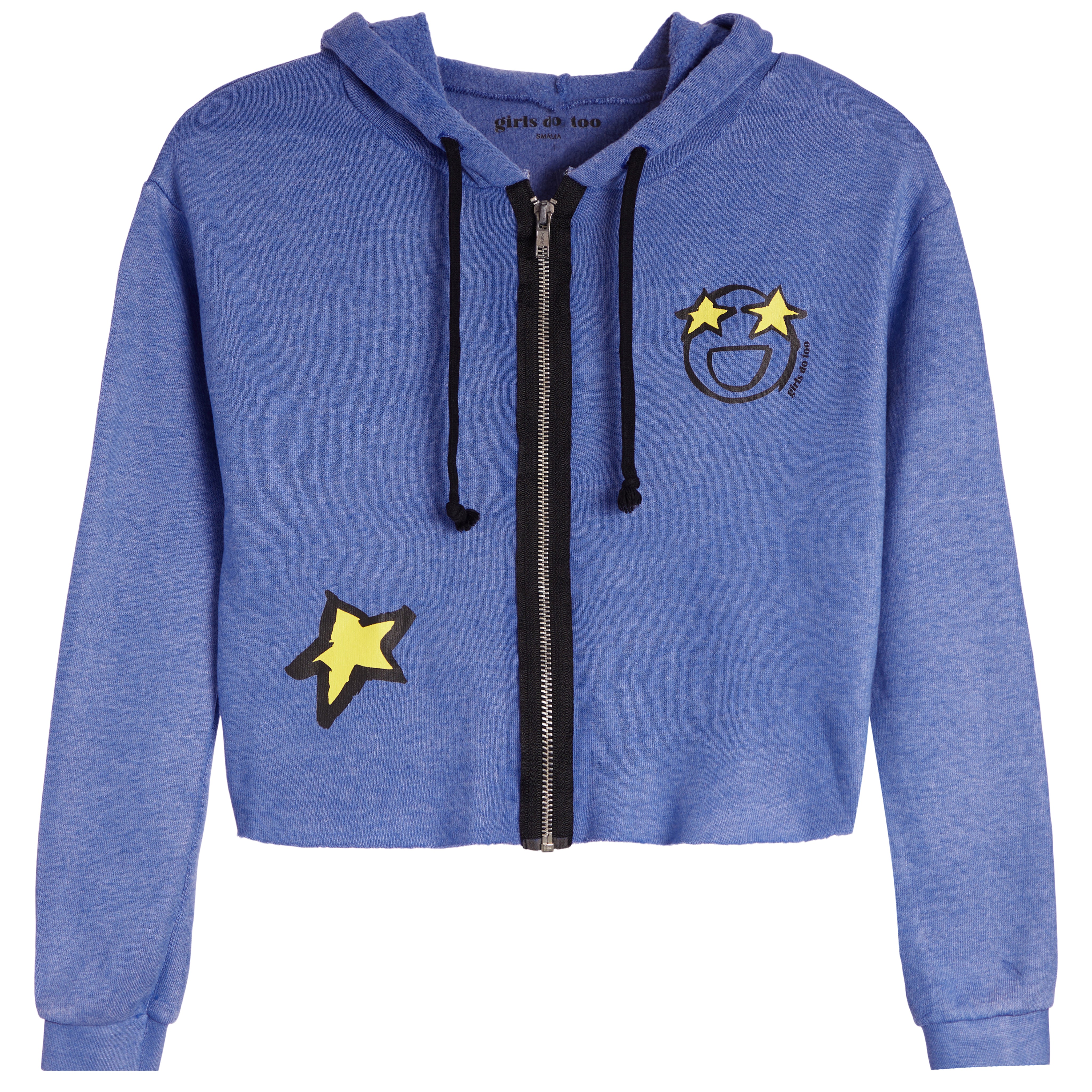 Star Eyes Smiley Zip Hoodie - Denny's