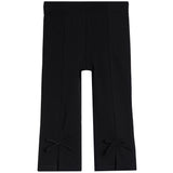 2pc Flare Legging Set With Allover Bows