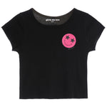 Pink Smiley Tee - Denny's