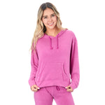 Fleece Crop Hoodie - Denny's