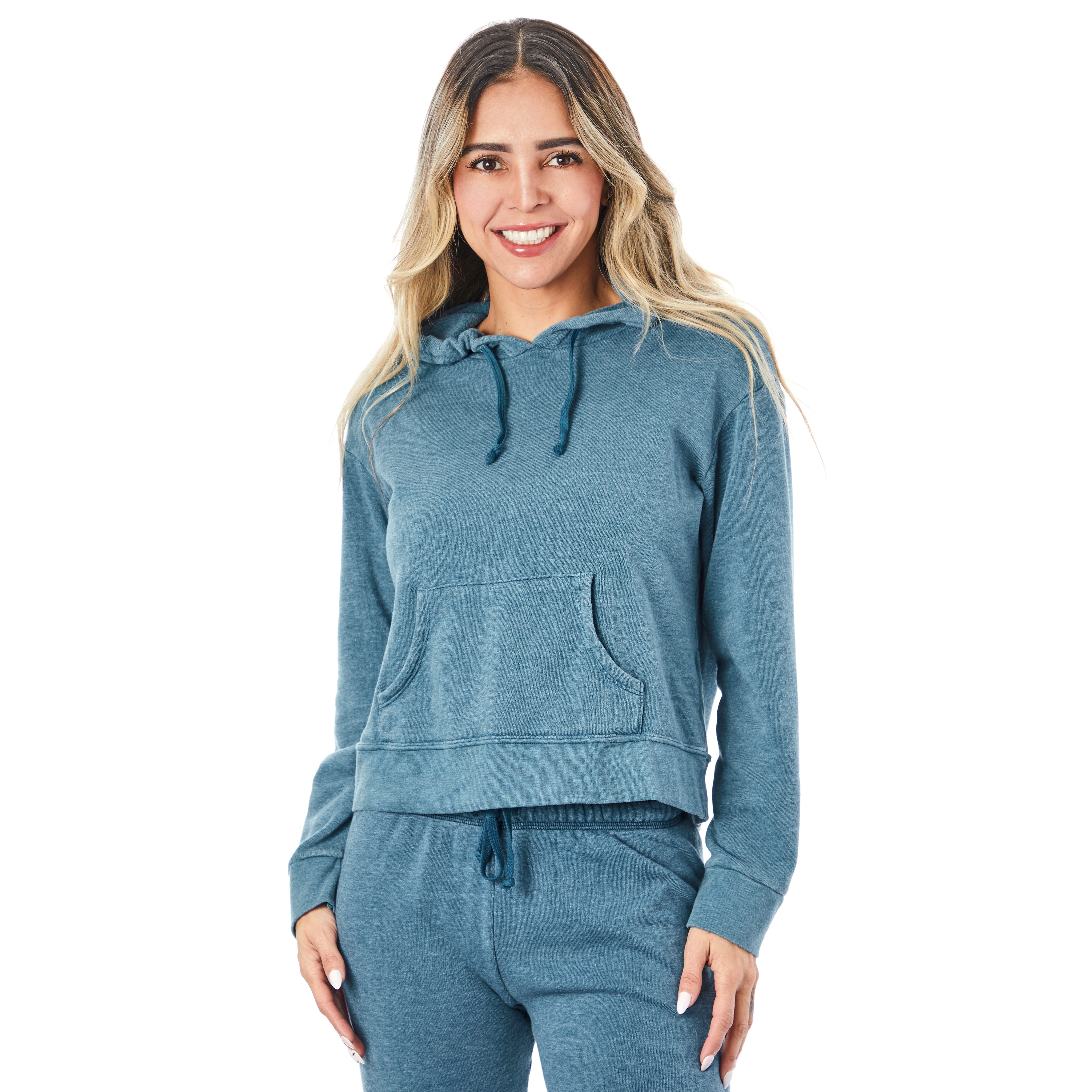 Fleece Crop Hoodie Denny s