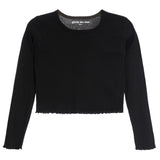 Long Sleeve Lettuce Edge Tee - Denny's