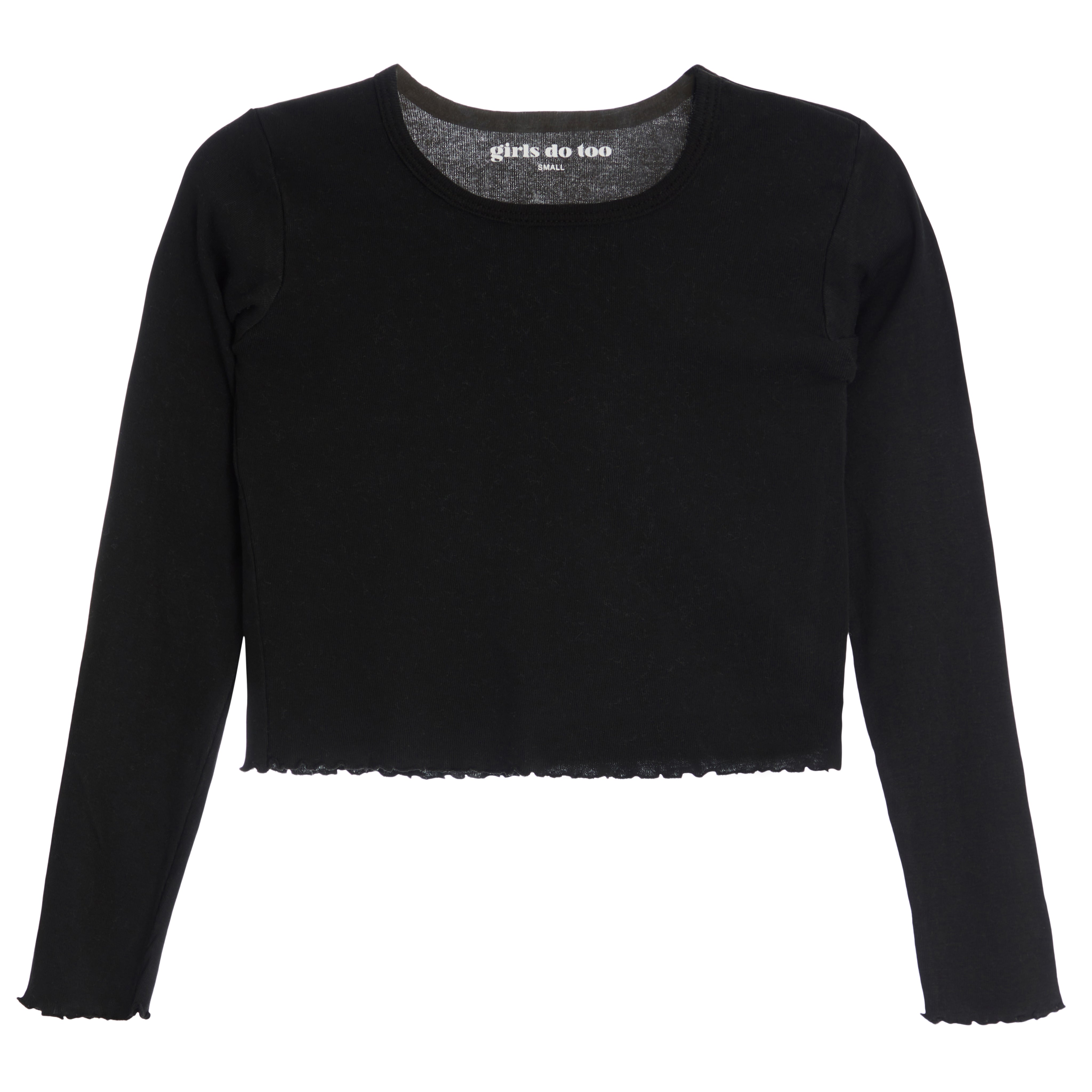 Long Sleeve Lettuce Edge Tee - Denny's