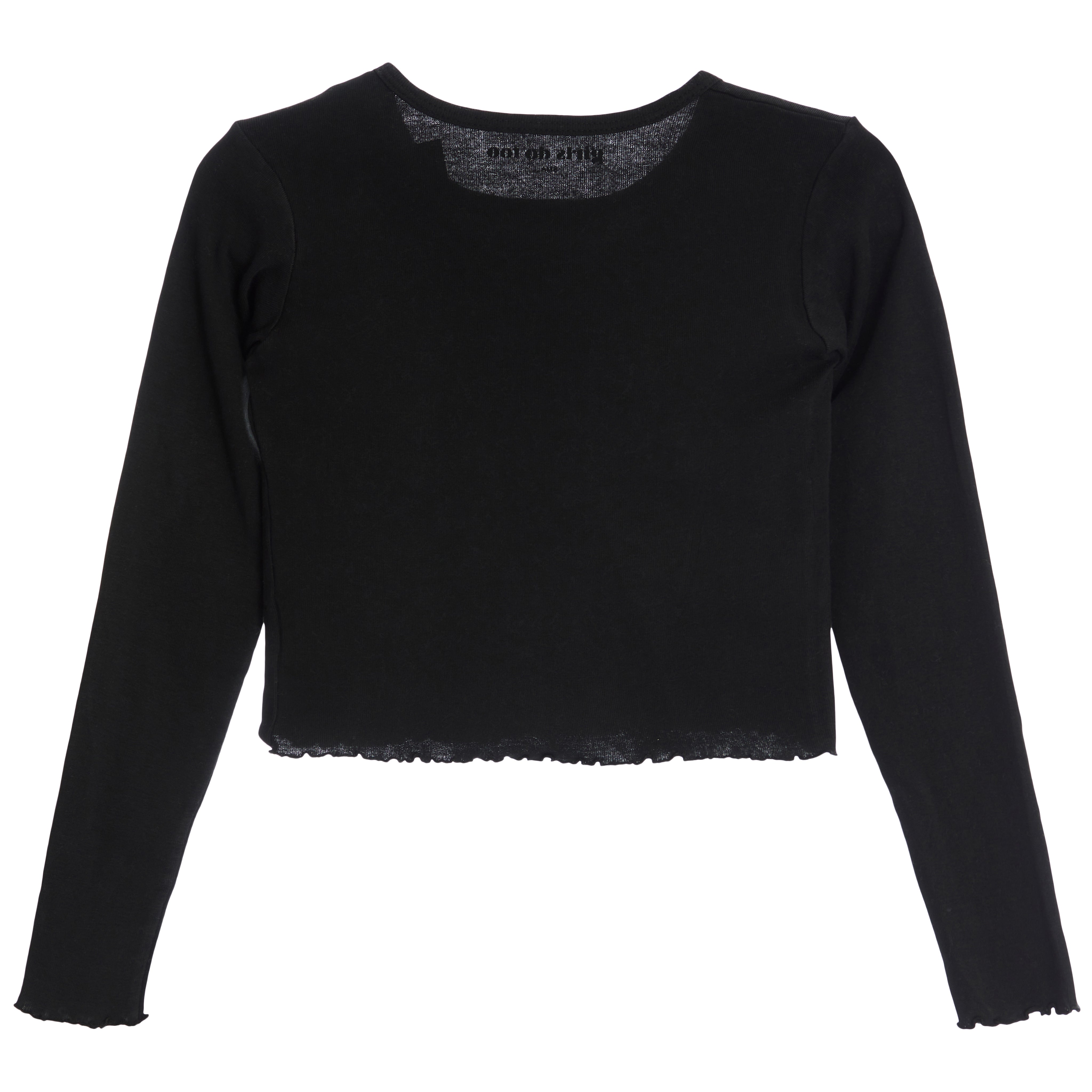 Long Sleeve Lettuce Edge Tee - Denny's