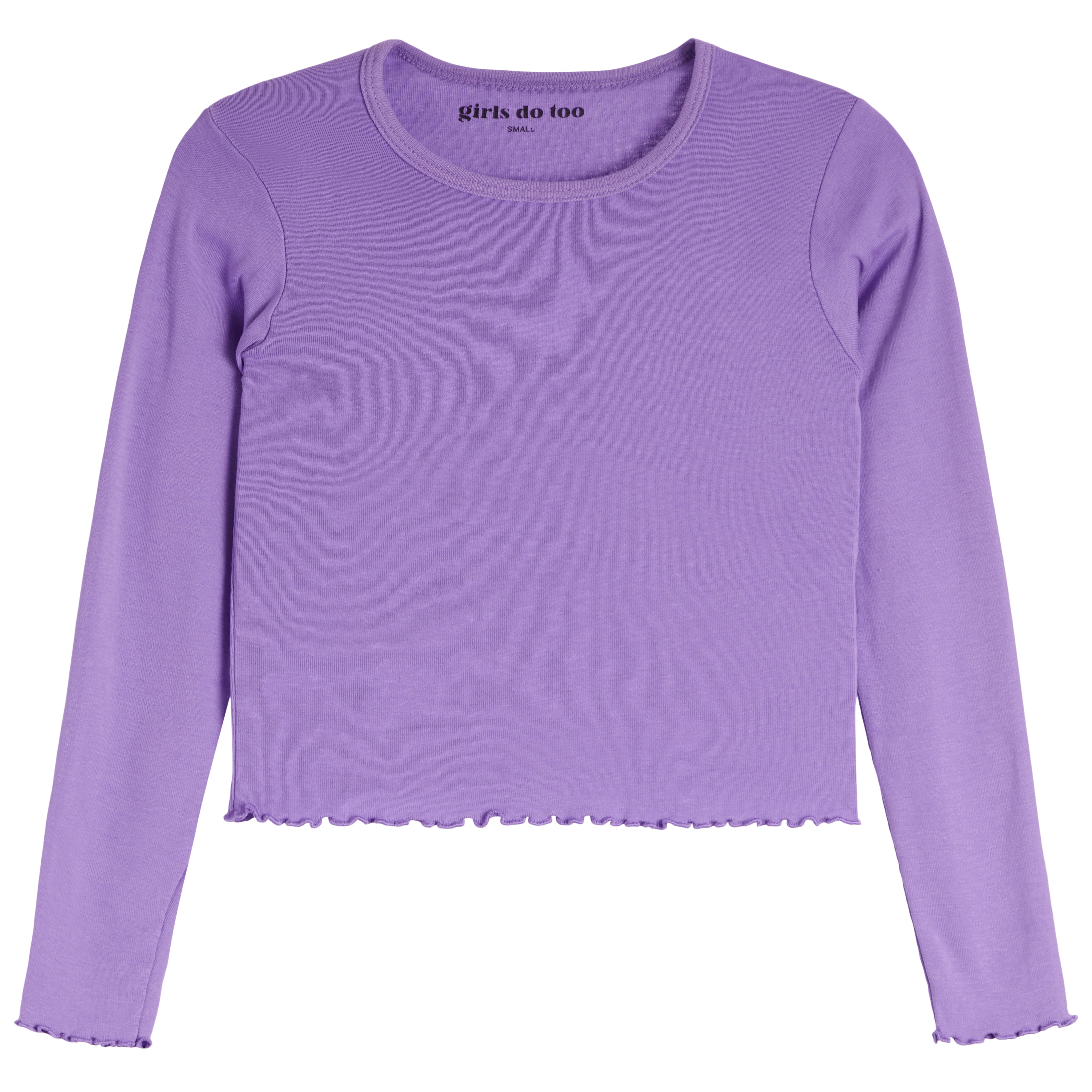Long Sleeve Lettuce Edge Tee - Denny's