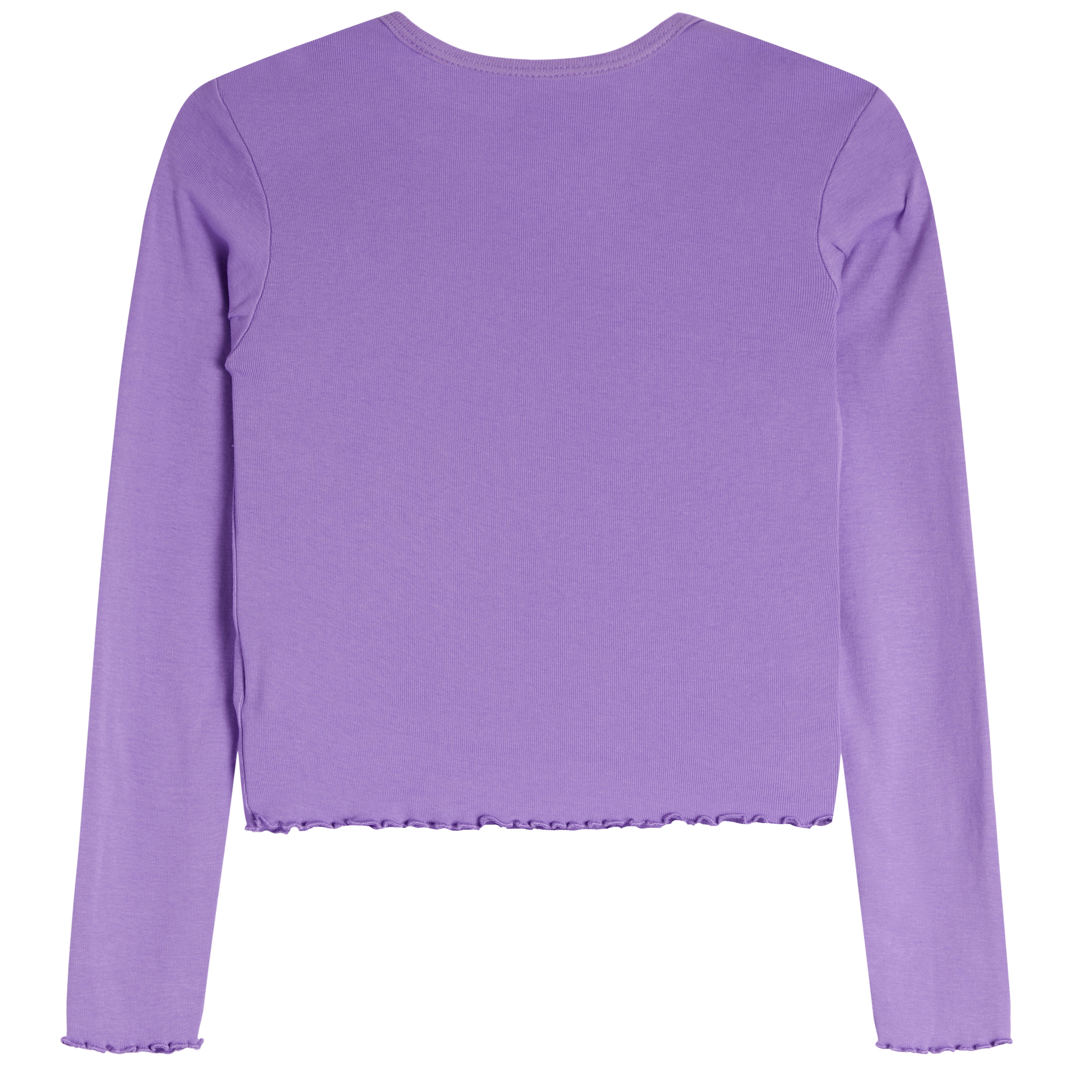 Long Sleeve Lettuce Edge Tee - Denny's
