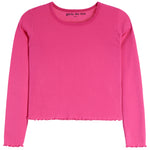 Long Sleeve Lettuce Edge Tee - Denny's