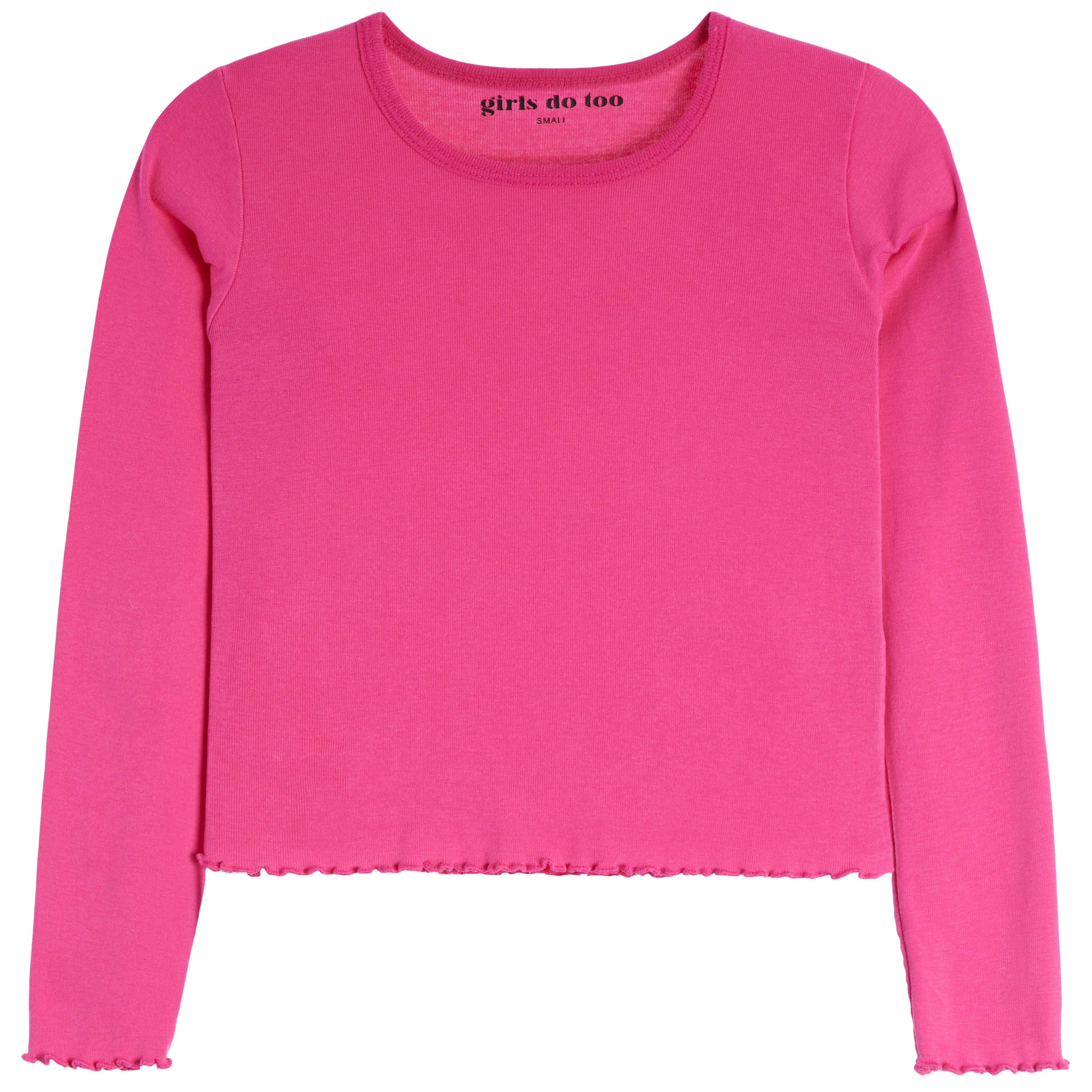 Long Sleeve Lettuce Edge Tee - Denny's