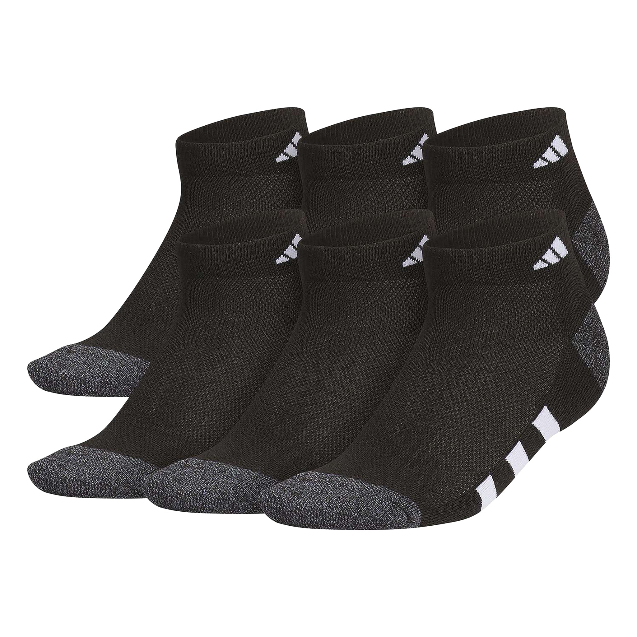 Youth 6pk Low Black Sock