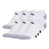 Youth 6pk No Show White Sock 2-5Y - Denny's