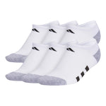 Youth 6pk No Show White Sock 5-7Y - Denny's