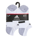 Youth 6pk No Show White Sock 5-7Y - Denny's