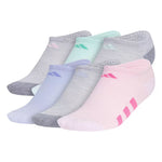Girls 6pk No Show Sock 2-5Y - Denny's