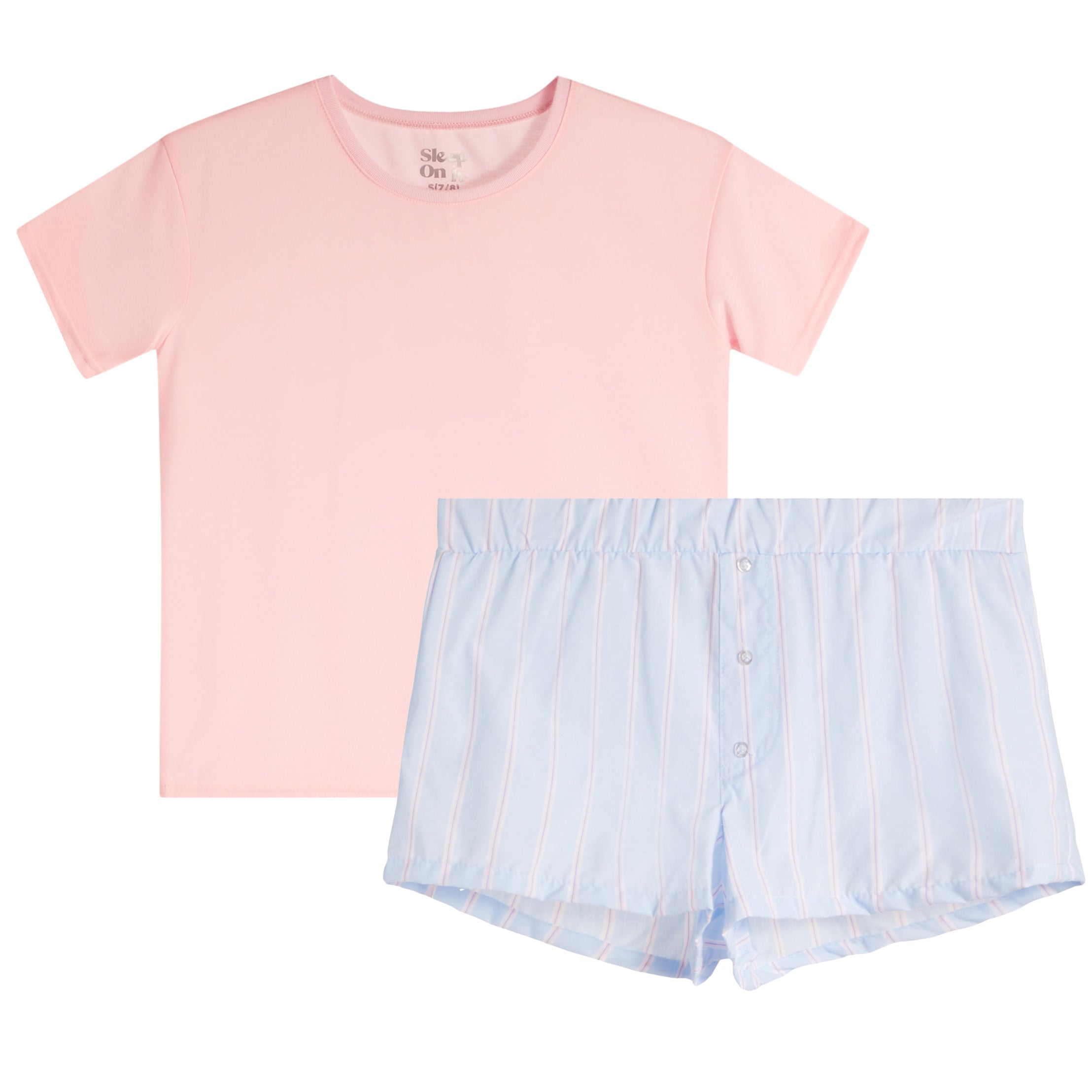 Slouchy Tee and Boxer Short Set - Denny's