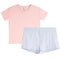 Slouchy Tee and Boxer Short Set - Denny's