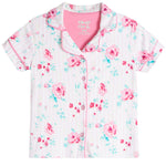 2pc Floral Stripe Short Set - 4-6x - Denny's
