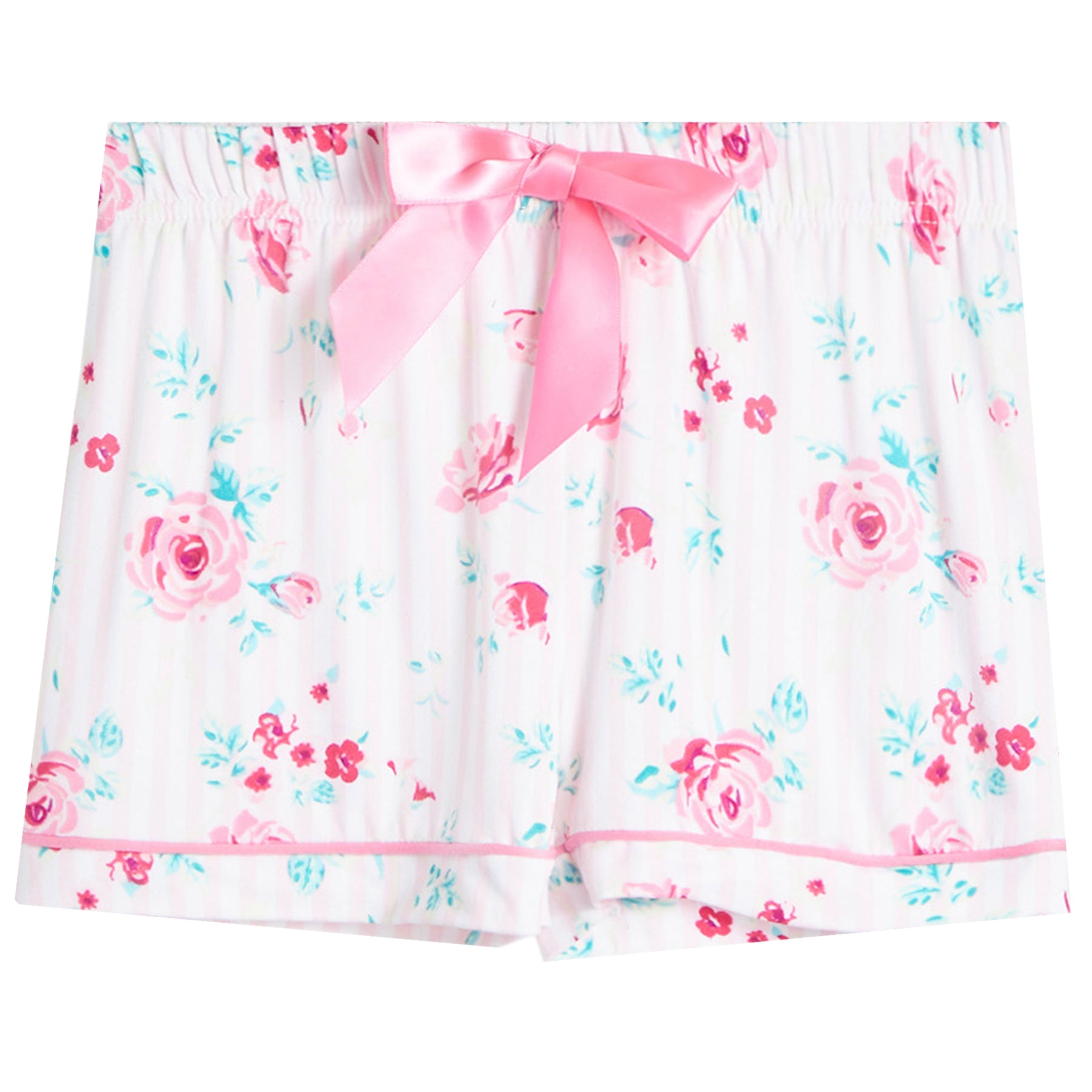 2pc Floral Stripe Short Set - 4-6x - Denny's