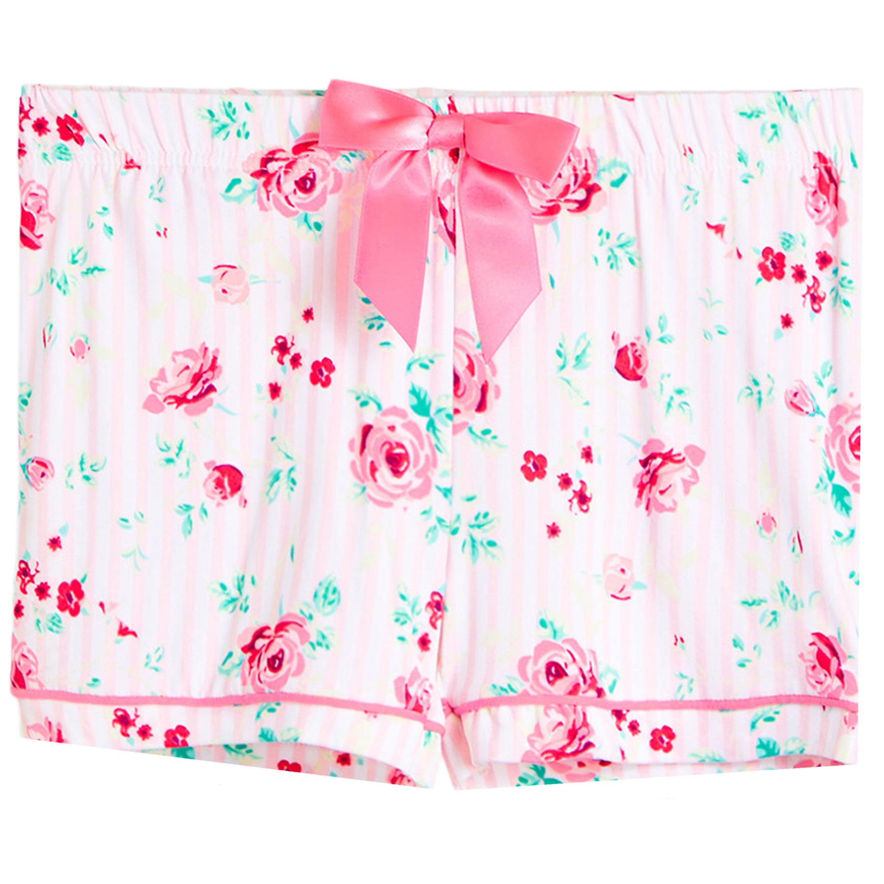 2pc Floral Stripe Short Set - Denny's
