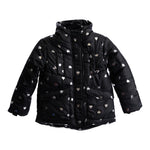 Heart Print Puffer Jacket - Denny's