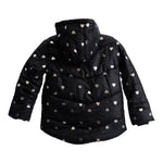 Heart Print Puffer Jacket - Denny's