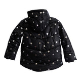 Heart Print Puffer Jacket - Denny's