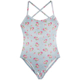 1 pc Sparkle Rose Tank Bathing Suit