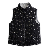 Reversible Heart Quilted Vest - Denny's