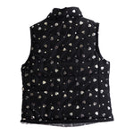 Reversible Heart Quilted Vest - Denny's