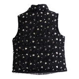 Reversible Heart Quilted Vest - Denny's