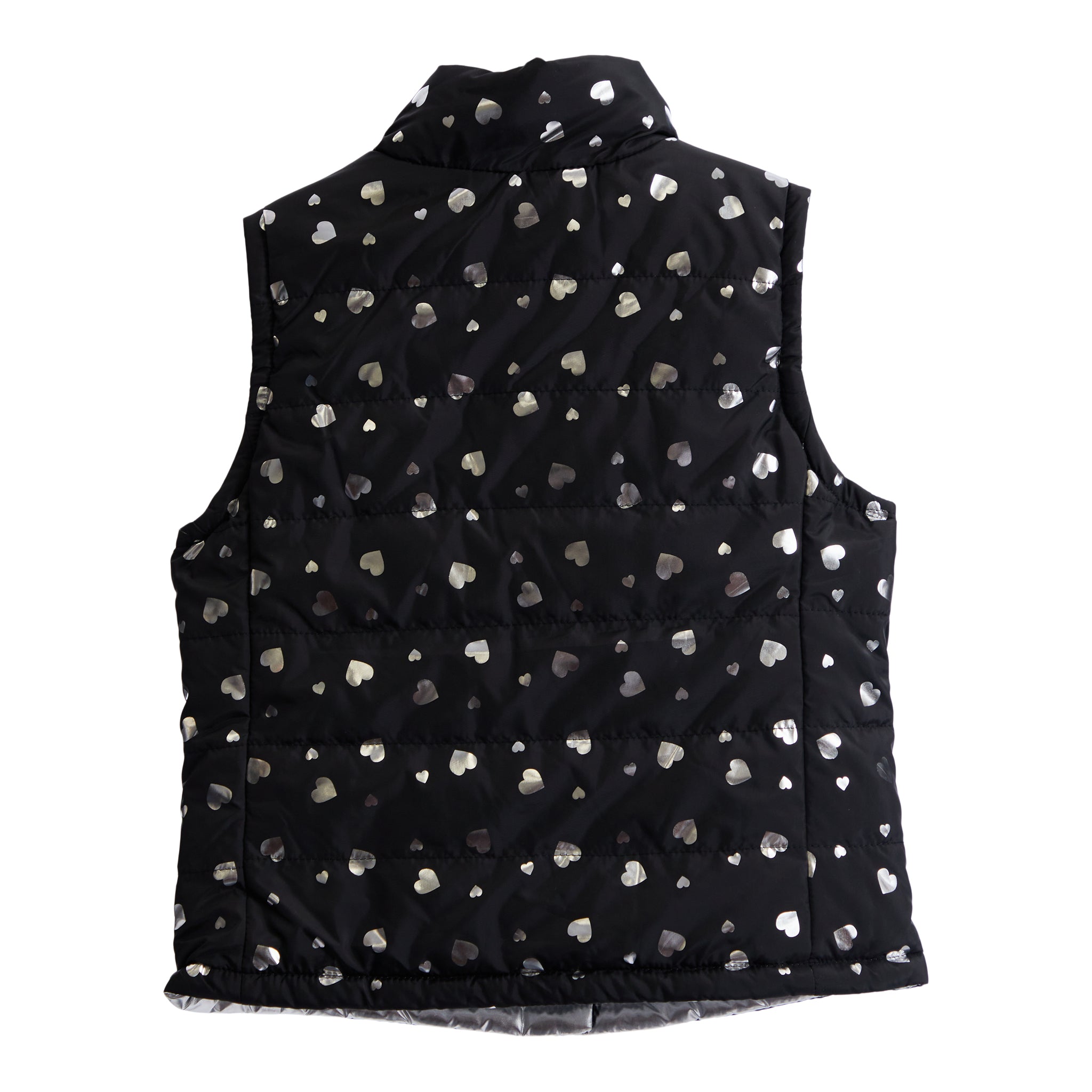 Reversible Heart Quilted Vest - Denny's
