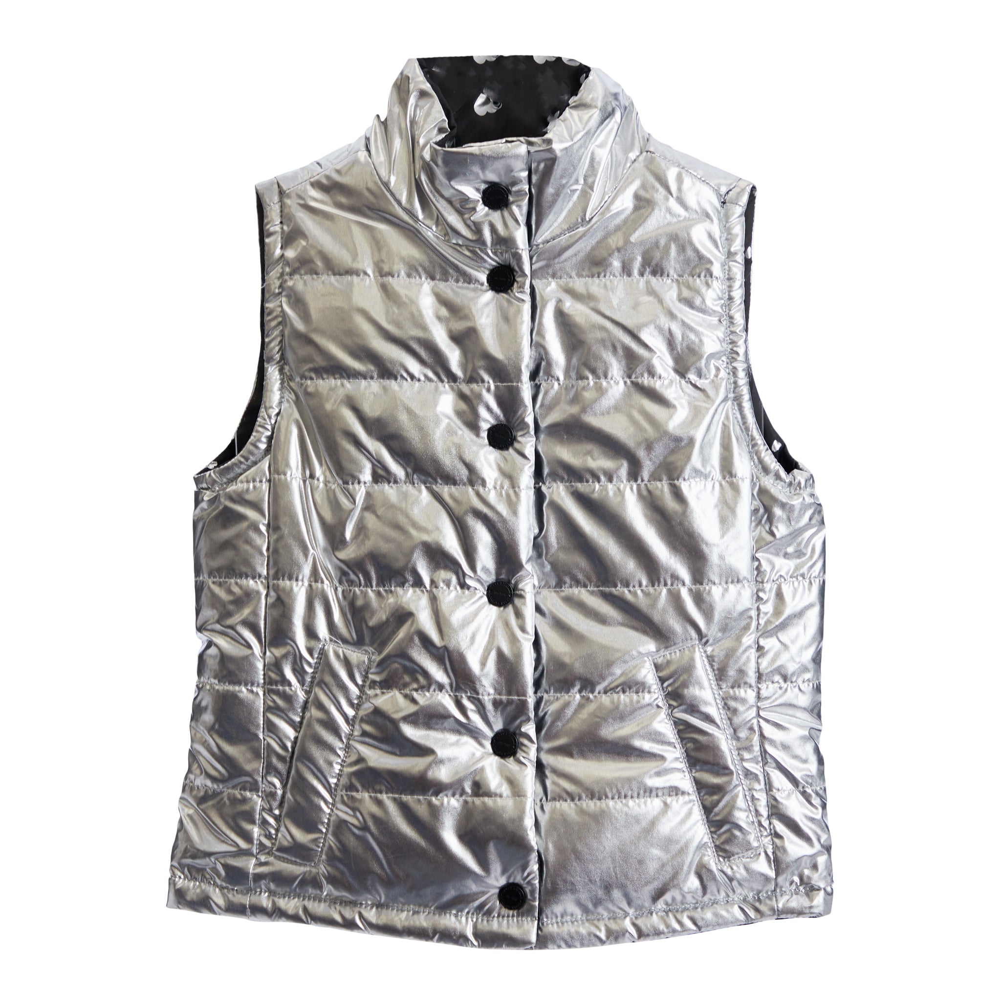 Reversible Heart Quilted Vest - Denny's