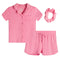 2pc Seersucker Texture Stripe Short Set - 4-6x - Denny's